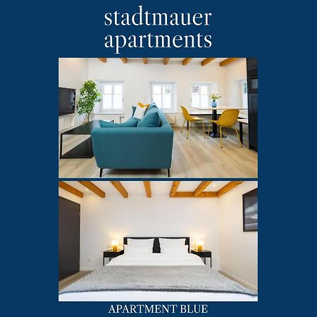Stadtmauer Apartments - Stilvolle Wohnung Mit King Bett Direkt An Der Historischen Stadtmauer Nördlingen Exterior foto
